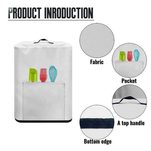 Vintage Sunflower Air Fryer Cover with Dustproof Storage Pockets - Washable Kitchen Protector
