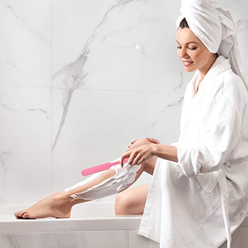Pink Silicone Wax Spatula - Reusable Non-Stick Hair Removal Applicator