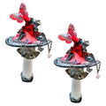 Red Handmade Mushroom Refrigerator Magnet Stickers - Kitchen & Home Decor