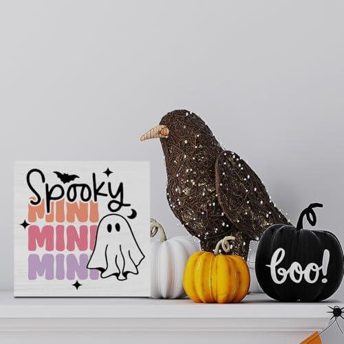 Mini Cute Pink Ghost Halloween Desk Decor - Spooky Office & Room Accessories