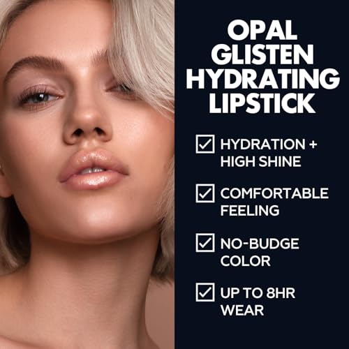 Moisturizing Glitter Finish Lipstick - Night Song BK01 by FOCALLURE