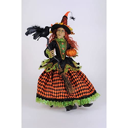 Halloween Sitting Witch Decor - Whimsey Wendy 26-Inch Collectible Figurine