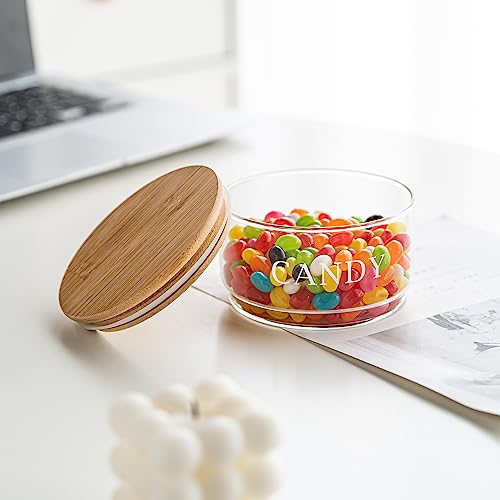 11oz Glass Candy Jar with Lid - Clear Decorative Cookie & Food Storage Container