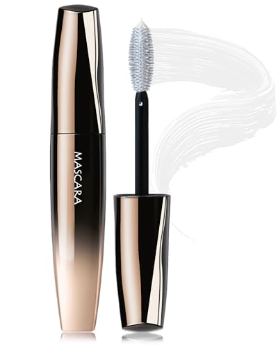 White Waterproof 5D Silk Fiber Tubing Mascara - Volume & Length, Variation 03 White