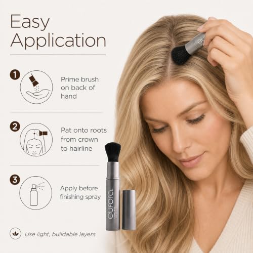 Eufora Conceal Root Touch Up Blonde - Hair Color Powder for Gray Coverage