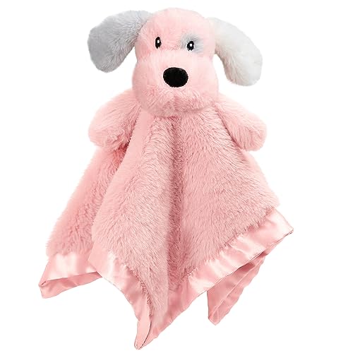 Baby Security Blanket Puppy Lovey Set with Checkered Gingham Blanket - Sage