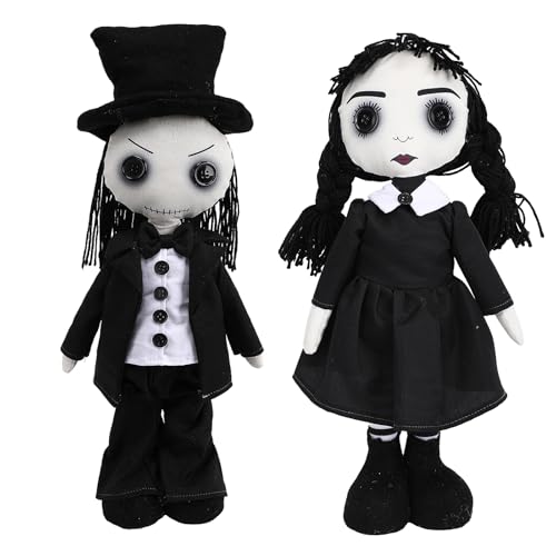 Gothic Haunted Doll - Scary Living Dead Voodoo Doll for Halloween Decor