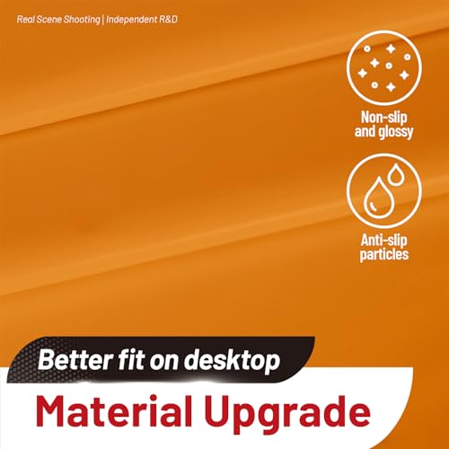 Orange Plastic Tablecloth Roll - 3720 x 54 Inches Disposable Rectangular Cover - 310 Ft