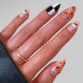 Halloween Short Almond Glossy Press On Nails - My Boo 2C