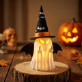 Spooky Halloween Ghost Figurine Indoor Decor - Hand-Painted Resin Statue, 4.7x6.6 Inches