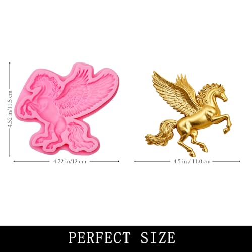 Unicorn Silicone Mold for Cake Decorating - Fly Hores Z362