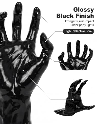 Halloween Creepy Reaching Hands Wall Decor with Candles - Haunted House Gothic Theme