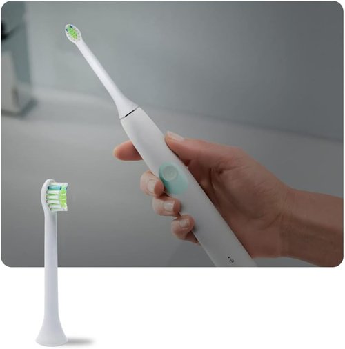 Philips Sonicare Replacement Compact Brush Heads - 4 Pack for Diamond Clean Toothbrush
