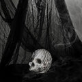 Halloween Gauze Cloth Black 197 x 85 Inches Creepy Fabric for Haunted House and Party Decor - Variation: Black