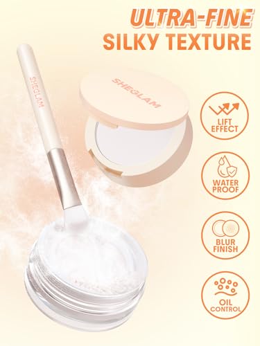 Translucent Blur & Lift Setting Powder Duo - SHEGLAM Insta-Ready Finishing Powder