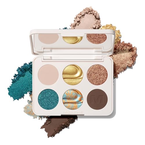 Morphe ChromaPlus 6-Pan Eyeshadow Palette - Python Code - Neutral & Bold Shades