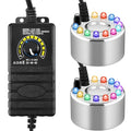 Maitys Mist Maker Fogger Set of 2 Halloween Fog Machines with Adjustable Effect