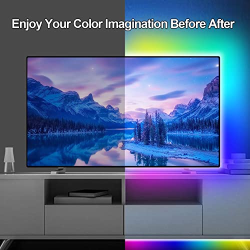 Dream-Color USB Powered LED Strip Light TV Backlight 16.4FT/5M RGB Lights