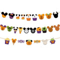 Halloween Decorations Banner 3pcs - Trick or Treat Pumpkin & Letter Design