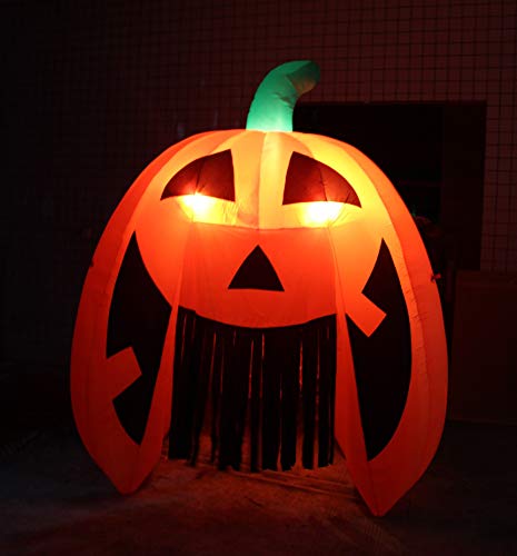 8 FT Inflatable Halloween Pumpkin Monster Archway - Outdoor Decor