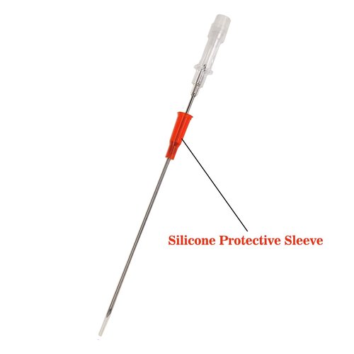 Tazrigo 2pcs 14G Emergency First Aid Kit Tension Pneumothorax Thoracic Needle Chest Decompression Needles Body Piercing Needle