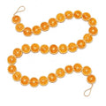 Dried Orange Garland with 30 Slices - Rustic Christmas Decor, 10ft - Variation 02