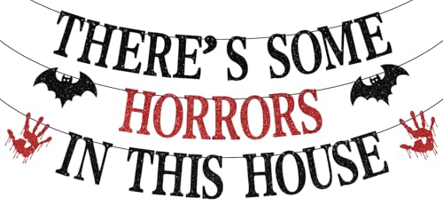 Horror Movie Party Banner - Haunted House Halloween Decorations