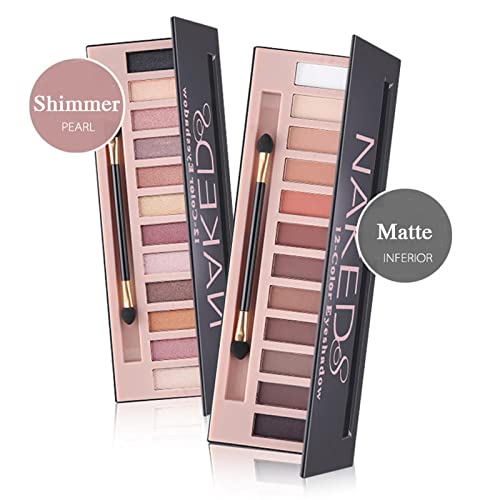 Skiennix 12-Color Smoky Eyeshadow Palette - Natural Matte & Shimmer Pigments for Stunning Looks