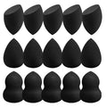 15 Pcs Black Makeup Sponge Set - Latex-Free Reusable Blenders for Wet & Dry Use - Variation of THIS listing