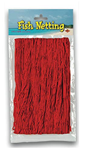 Assorted Fish Nets Set of 12 - Nautical & Pirate Party Decorations, 4' x 12' Variation
