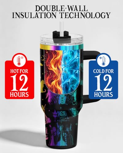 Halloween Witchy 40oz Stainless Steel Tumbler - Magical Drinkware Variation