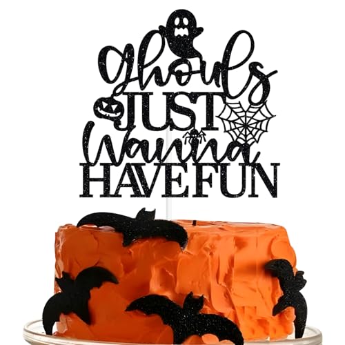 Halloween Cake Topper Ghouls Just Wanna Have Fun Party Decoration