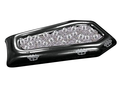 Inflatable Coffin Cooler for Parties - 52-Inch Halloween Buffet Cooler