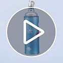 Hairspray Glass Ornament - Handcrafted Christmas Tree Decoration, Retro Beauty Collection
