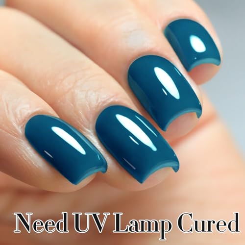 Double Rhythm 15ML Gel Polish - Lake Blue, Same Color, Soak Off, Salon & DIY