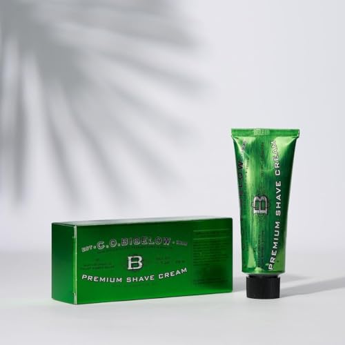 C.O. Bigelow Shaving Cream 5.2 oz - Rich, Hydrating Formula for Sensitive Skin