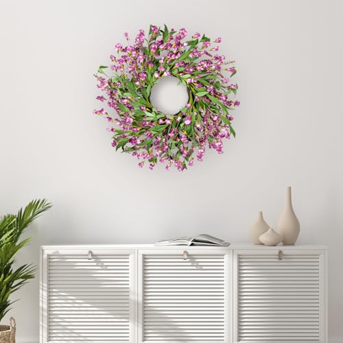 24-Inch Autumn Wreath for Front Door Fall Home Decor Handmade Harvest
