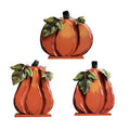 Rustic Wooden Fall Pumpkin Decor Indoor Standing Harvest Pumpkin