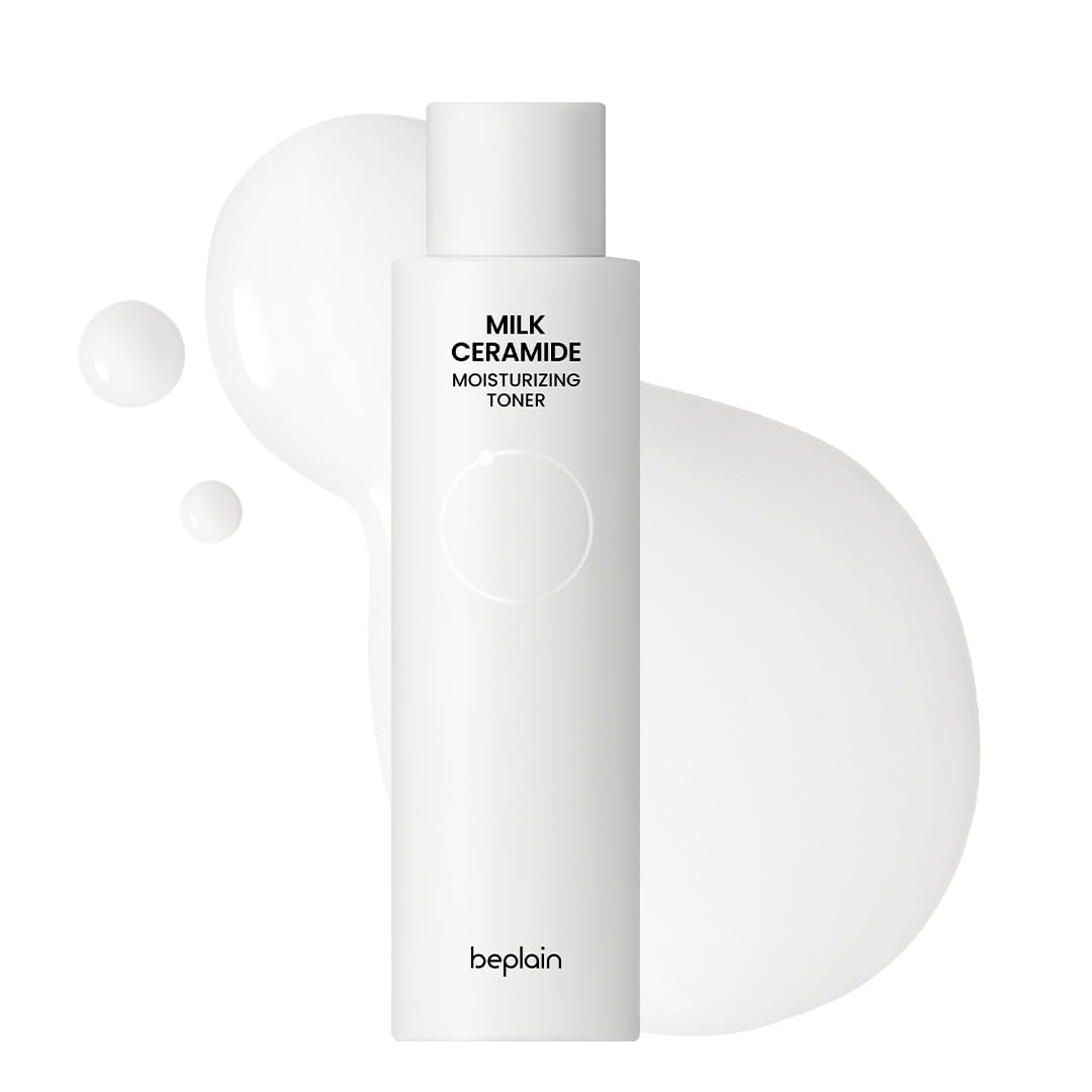 Beplain Milk Ceramide Moisturizing Toner - Hydrating Facial Toner for Glowy Skin | Sensitive Skin Friendly | 5.07 fl oz (150ml)
