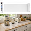 Extra Long Silicone Counter Mat - 120x16 Inches, Translucent, Kitchen Protector