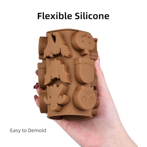 Halloween Silicone Mold Set - 6 Designs for Candy & Cake Decorations - Variation of Halloween