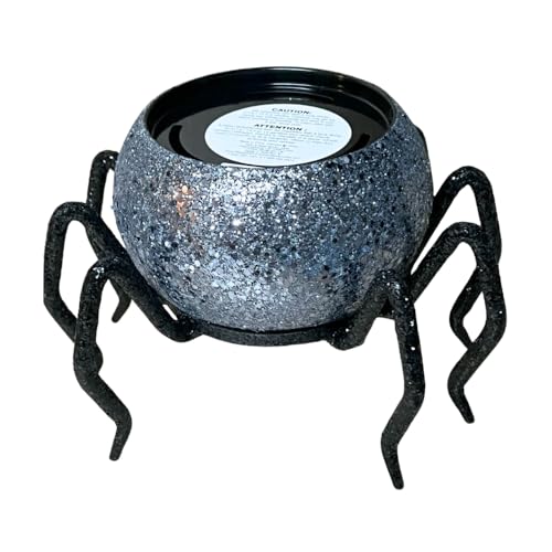 Halloween Spider Candle Holder - 3-Wick Candle Accessory for Fall Decor