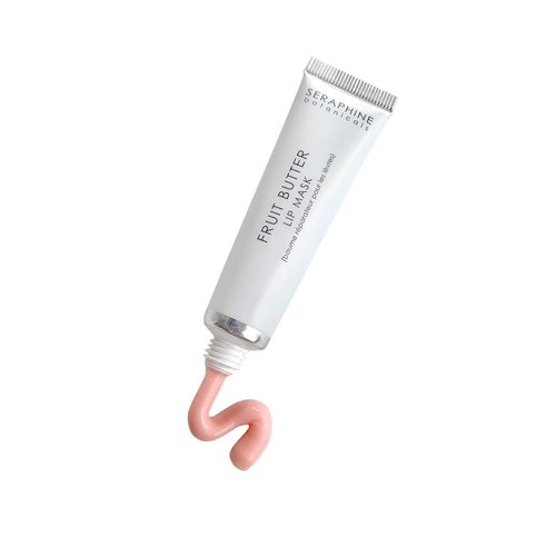 Seraphine Botanicals Lip Mask - Restorative Overnight Gel Balm for Dry Lips | Hydrating Shea Butter & Apricot Oil, 0.51oz