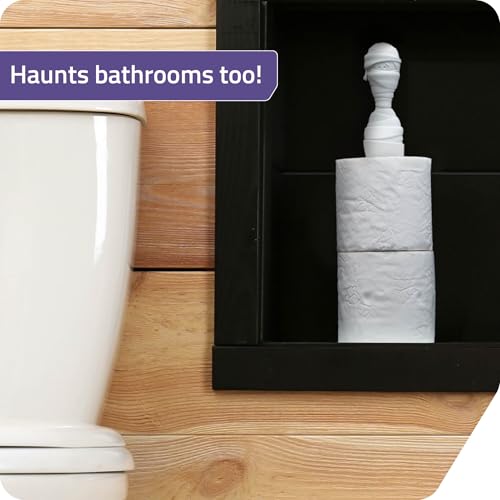 Funny Mummy Paper Towel Holder - Halloween Kitchen Decor, Cute Countertop Stand