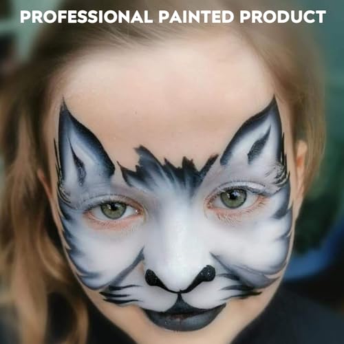 Light Gray Face Paint Stick - Cream-Based Body Makeup for Halloween & Cosplay - 1.06 Oz