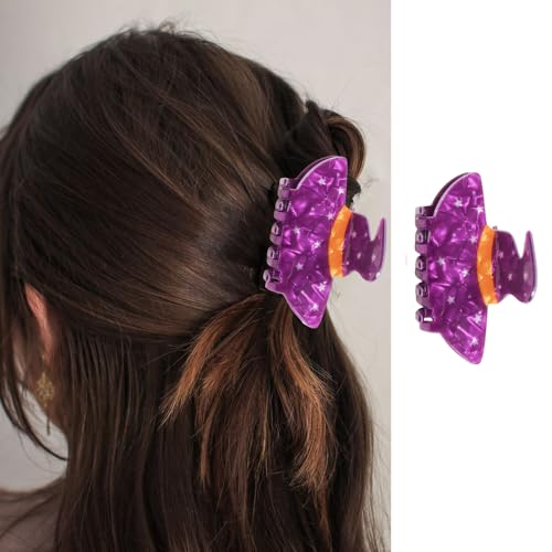 Purple Witch Hat Hair Claw Clip Halloween Hair Accessories - Variation 7
