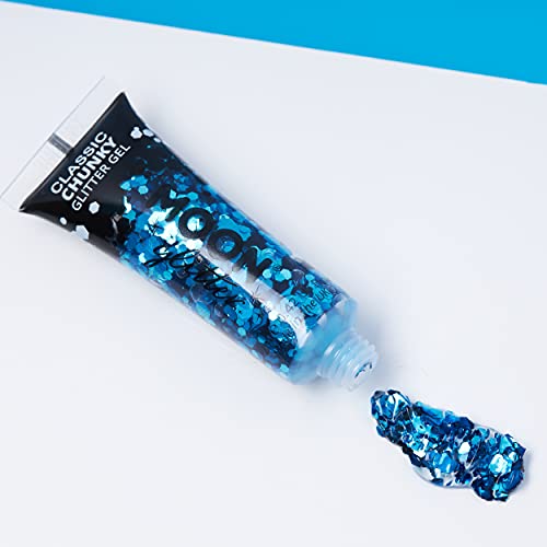 Face & Body Glitter Gel Set - Holographic Makeup for Festivals & Parties - 5 Colors