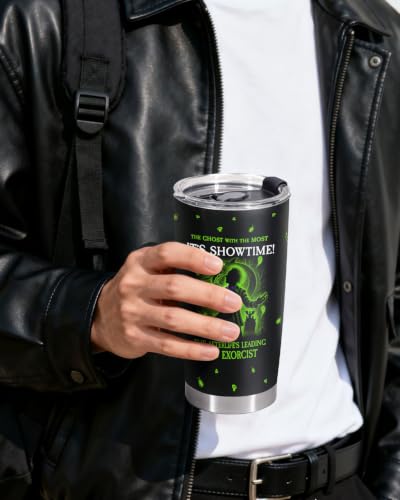 34HD Ghost Exorcist 20 oz Tumbler - Spooky Lover Gift, Halloween Theme