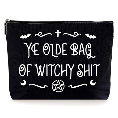 Witchy Makeup Bag - Aesthetic Travel Cosmetic Organizer with Variation 075