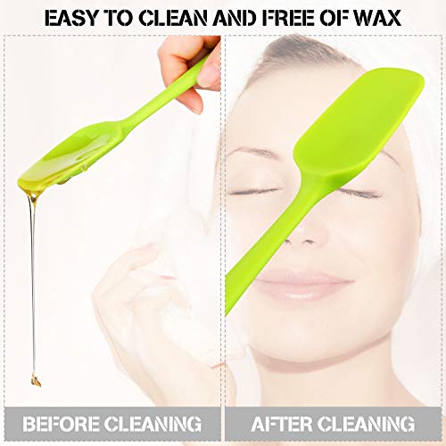 Wax Applicator Spatulas Set - Reusable Silicone Hair Removal Sticks for Body & Salon Use